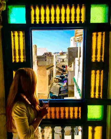 weekend in Tunis coffee shop Medina