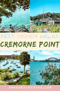 Sydney harbour walks Cremorne point