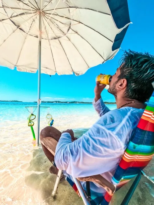 Malolo Sandbar Mamanuca Islands fiji beer instagram