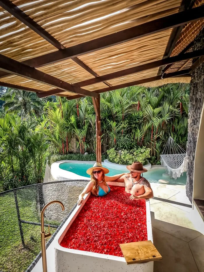 camaya bali flower bath sayang house couple