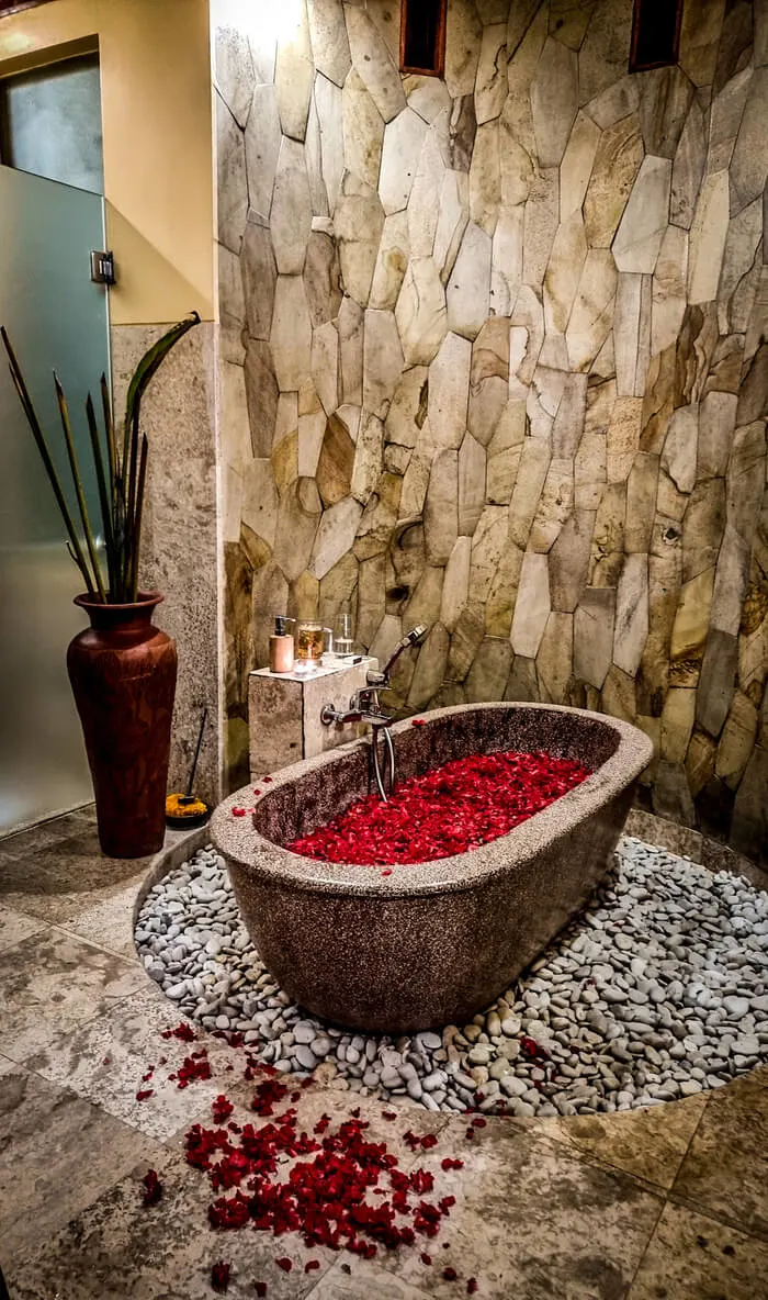 flower bath at Munduk Moding Plantation North Bali
