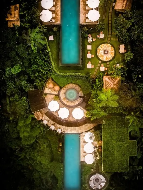 infinity pool at Munduk Moding Plantation Resort North Bali