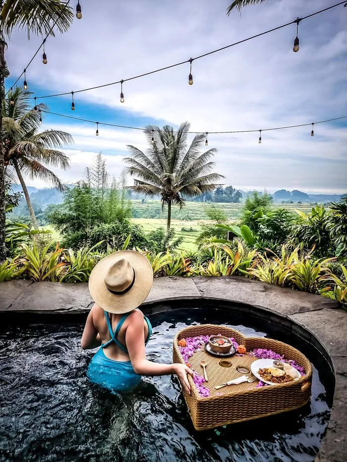 magic hills bali bamboo house angel house floating breakfast