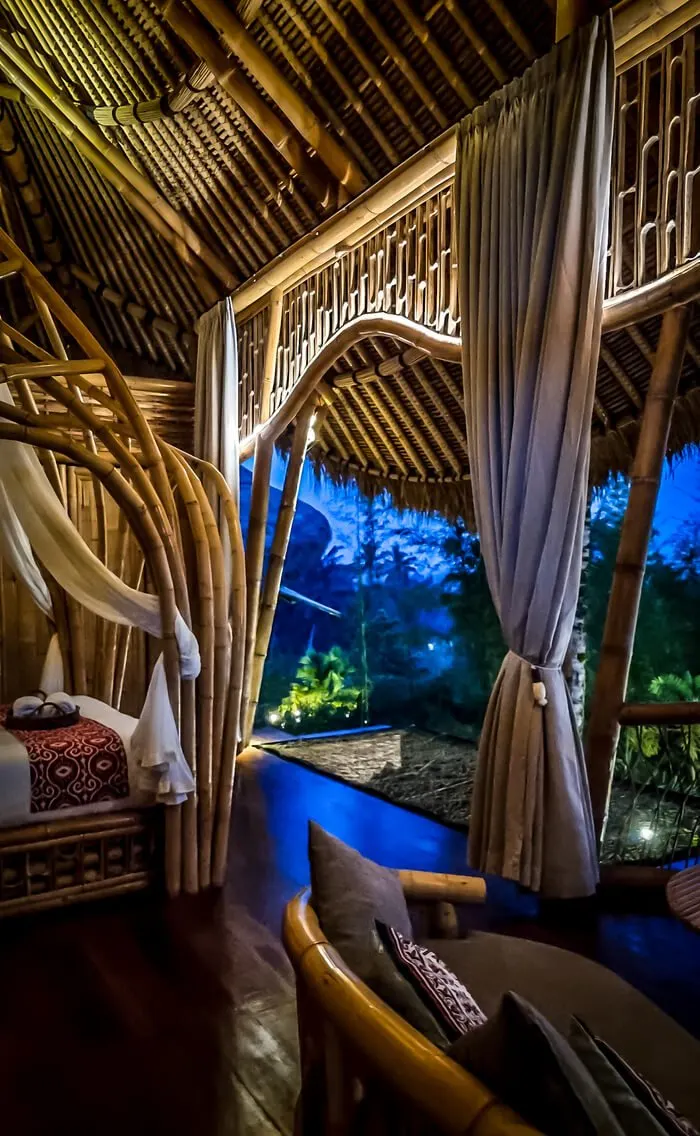 magic hills bali bamboo house angel house bedroom