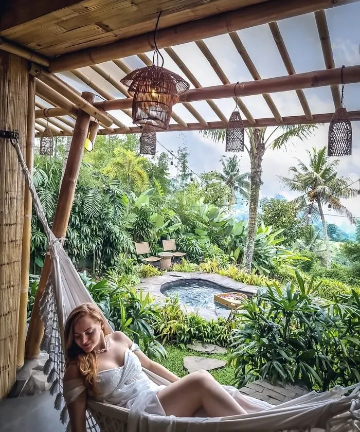 magic hills bali bamboo house angel house hammock