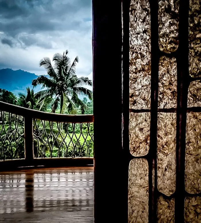 magic hills bali bamboo house princess house balcony view