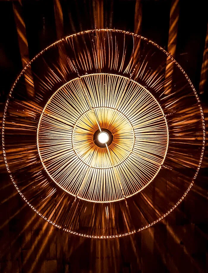 magic hills bali bamboo house light