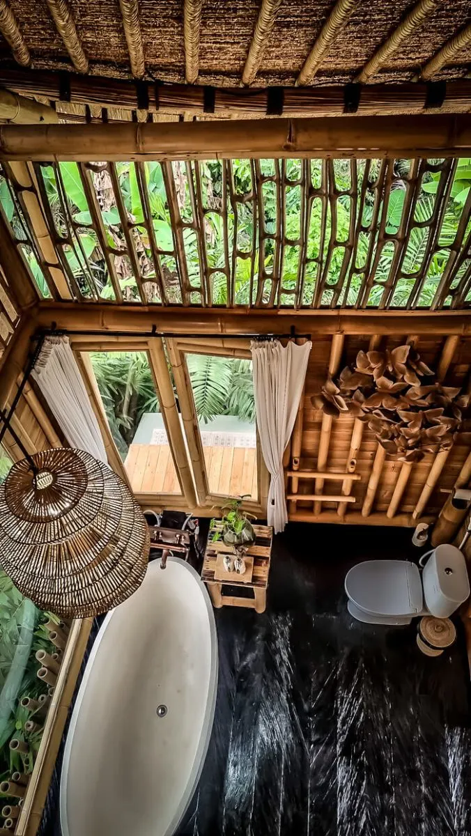 magic hills bali bamboo house princess house bathroom