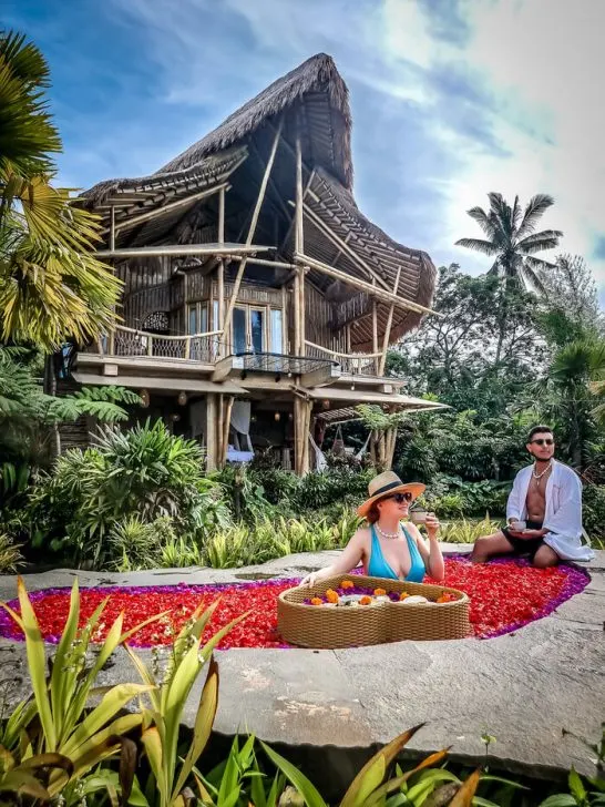 magic hills bali princess house flower bath