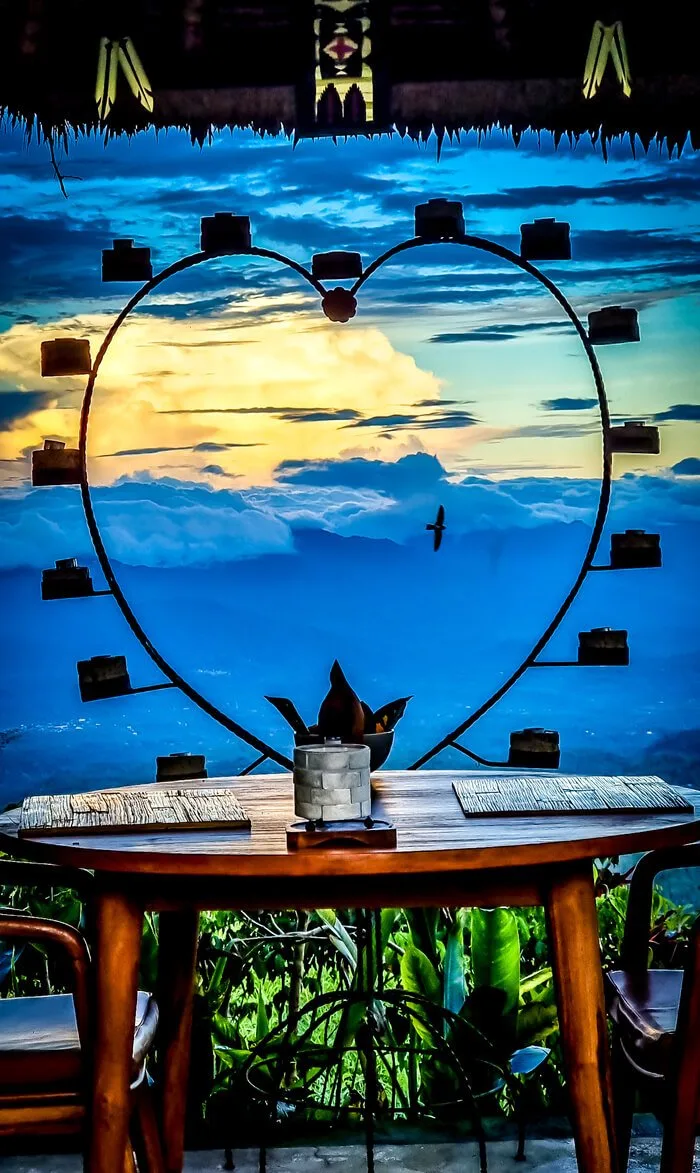 outdoor gazebo at Munduk Moding Plantation North Bali