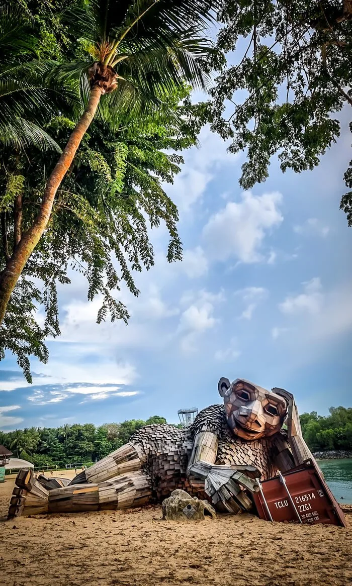 wooden giants explorers of sentosa palawan beach singapore curious sue