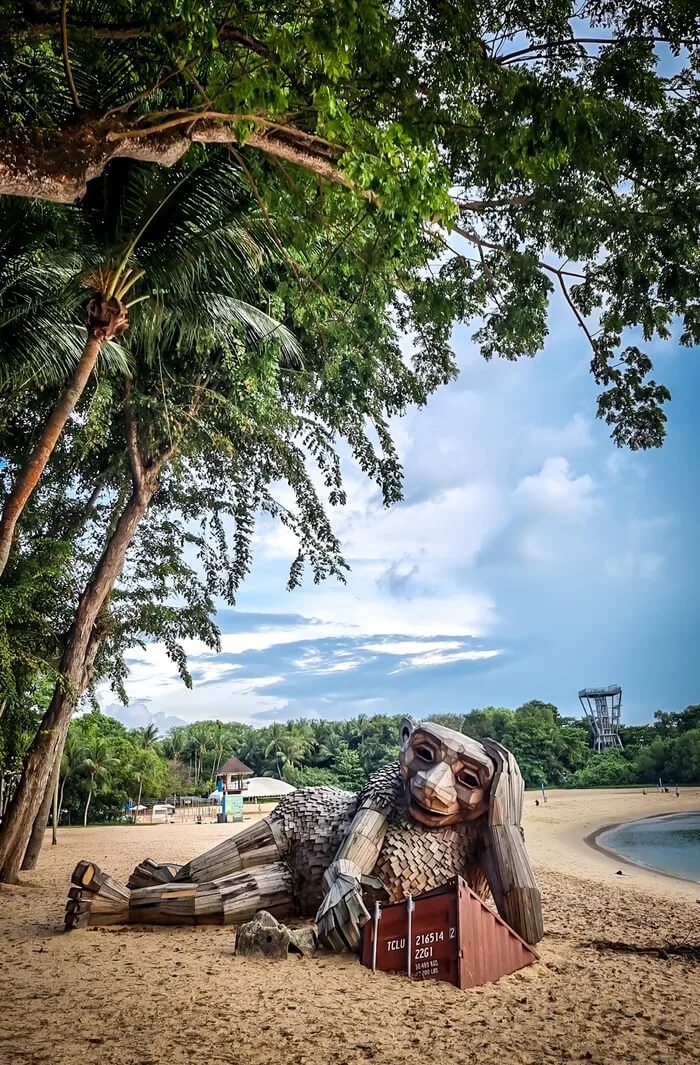 wooden giants explorers of sentosa palawan beach singapore curious sue