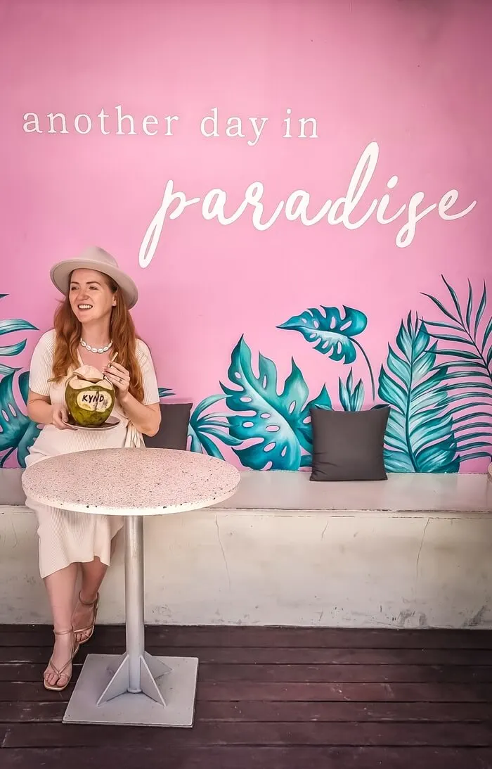 kynd community cafe seminyak another day in paradise instagram wall