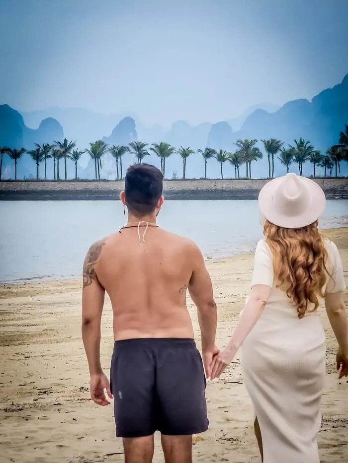 paradise cruise halong bay lan ha bay overnight vietnam paradise suites hotel beach ha long city