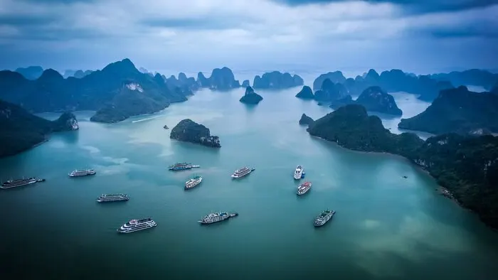 paradise cruise halong bay lan ha bay overnight vietnam