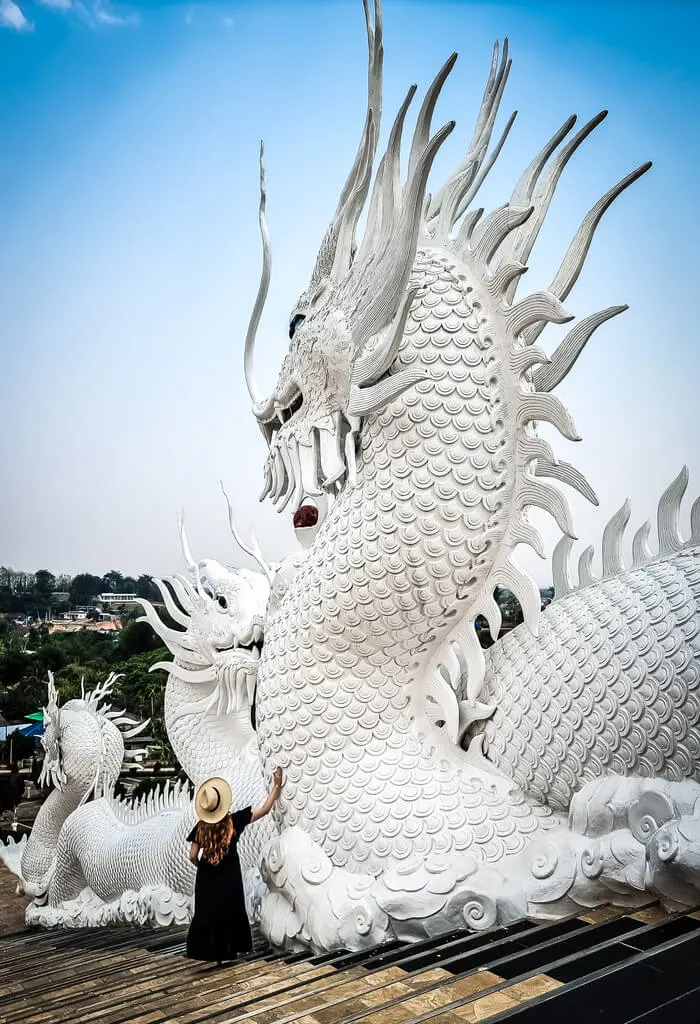 Wat Huay Pla Kang Chiang Rai Goddess of Mercy buddha temple