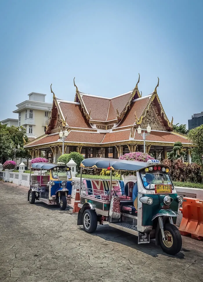 tuk tuks in Thailand