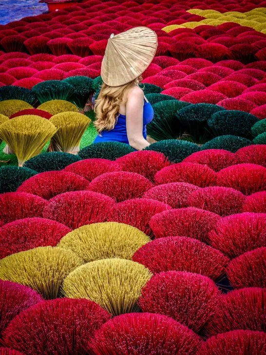 hang mua incense village north vietnam ninh binh