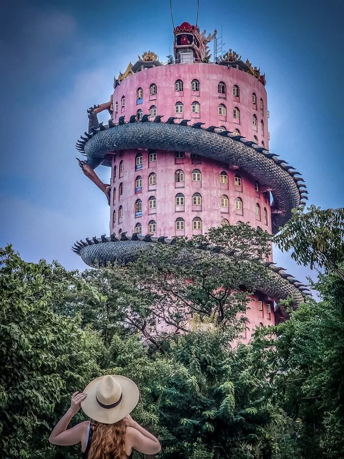 the dragon temple bangkok wat sam phran 